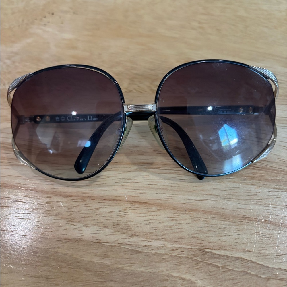 Vintage Dior Black Sunglasses